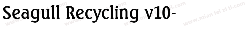 Seagull Recycling v10字体转换